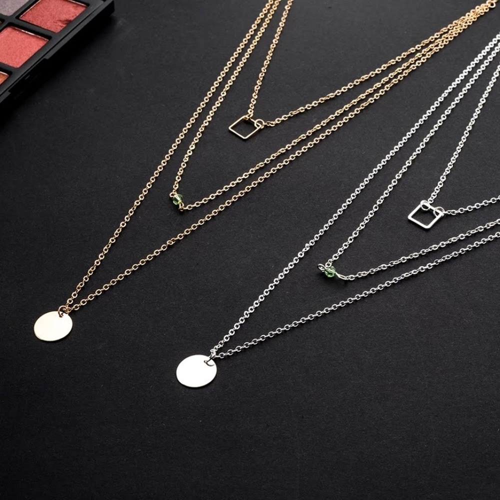 !!!!5 for $25 Three Layer Medallion Necklace - Picture 4 of 8